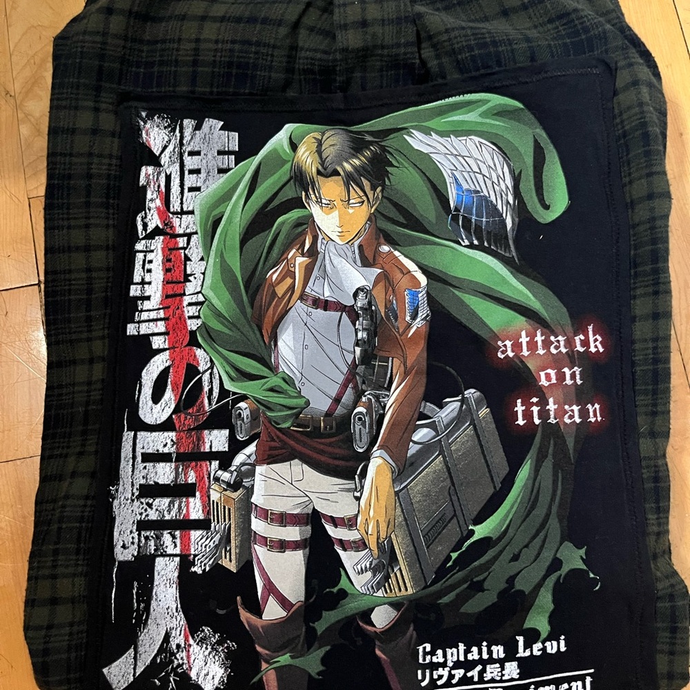 Levi from Attack on Titan flannel